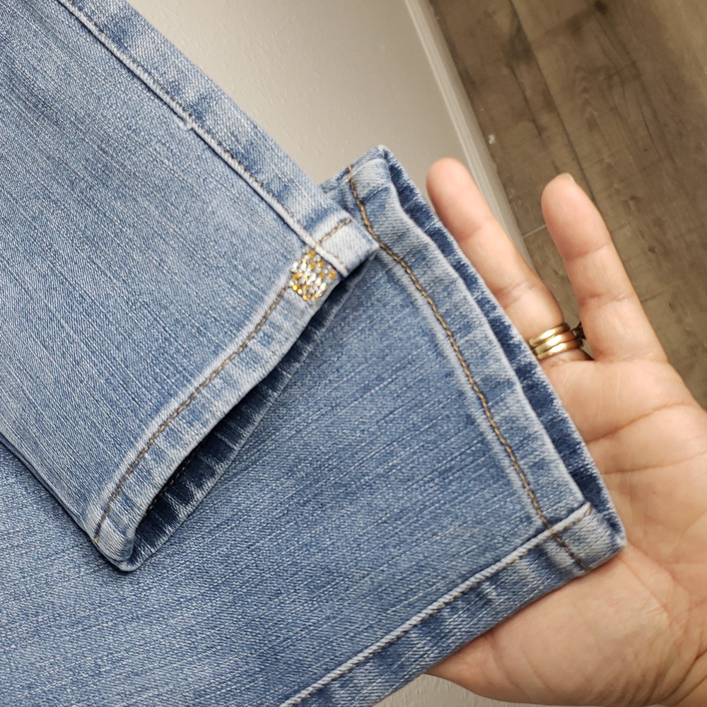 Soft Surroundings The Ultimate Skinny Embellished Cropped Pants Size 8 Casual - Picture 7 of 16